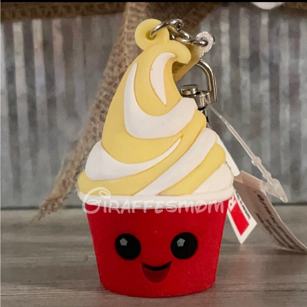 Disney Parks Wishables Dole Whip Keychain